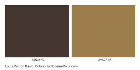 louis vuitton color chart.